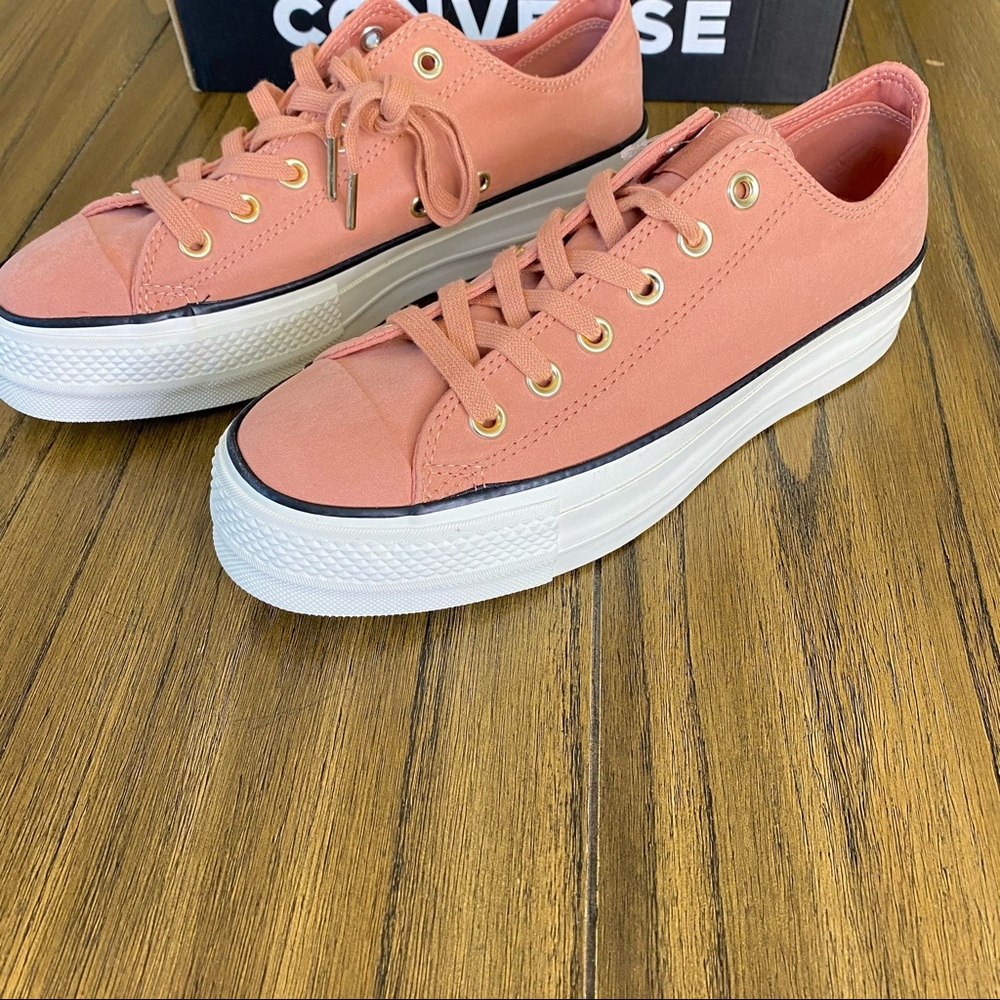 Converse mauve pink CTAS LIFT OX platform sneaker - Picture 7 of 11